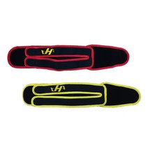 하타케야마 야구 글러브 밴드 길들이기 찍찍이 벨크로 BA-23, 블랙/옐로우