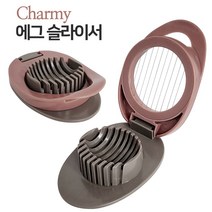 쿡차미 에그 슬라이서(1161) 계란 커팅기 달걀 절단 계란절단기 분할기 자르기 컷터기 에그커터 썰기틀 자르는