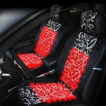 쮸카 혼다hrv 열선시트커버 12V 뉴그랜져 온열시트 뉴로디우스겨울시트커버 카시트 자동차 시트커버 차량용 로얄웨이브셀토스, 로얄웨이브 열선시트 12v
