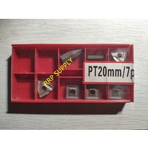 인덱서 블 카바이드 선삭 공구 세트용 인서트 20mm 7 개/키트, 한개옵션0
