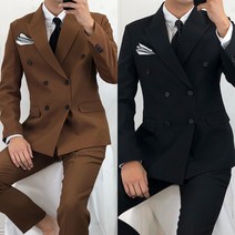 베로핏 / 남자 남성 세미 캐주얼 더블 수트 5컬러 셋업 정장