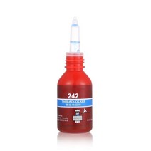 10ml Threadlocker 록타이트 222 242 243 262 263 271 272 277 290 블루 나사 접착제 스레드 잠금 에이전트 혐기성 느슨한, [04] 242, 04 242