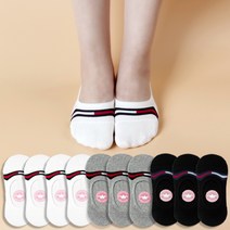 지니양말 여성 플레그 페이크삭스 덧신 10족 세트