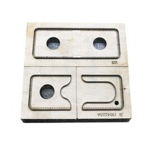 심플 카드 지갑 가죽공예 DIY 칼판, 고급 칼날(봉제선 펀칭)