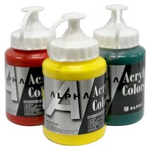 [동화오피스] 알파 아크릴물감 대용량 250ml / 일반색 낱색, 921 Crimson