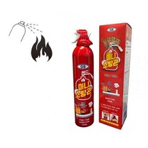 차량용 스프레이 식 간이 캠핑용 주방 후드 인덕션용 소화기 소화용구 345ml