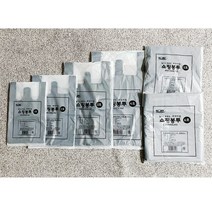 검정 손잡이 비닐봉투 1호 ~ 6호 다양한 사이즈, 6호 70매