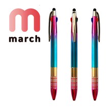 [마치] 무지개UV니들 3색 터치펜, 10개입