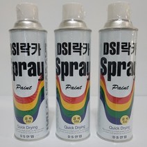 동서 락카 DSI 스프레이 페인트 목재 철판 철재 도색 도장 DIY, 적색