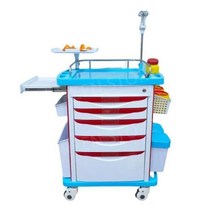 병원용 수납 응급처치 수납카트 트롤리 드레싱카트 웨건 도구 의료용 병원 카트 치과, 3층단일펌핑