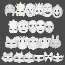 종이가면 종이탈 전통탈 가면만들기, 돼지탈