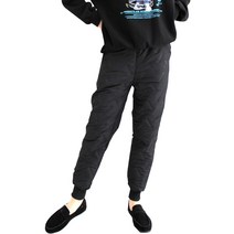 여성 조거 패딩 바지 겨울 방한 팬츠 솜바지 방풍 누빔 바지