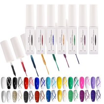 아이빛 베러톤 네일아트 컬러 젤네일 라인젤 18종 10ml, 라인젤_04.블루
