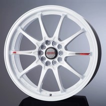 17인치 슈거레이 쿠즈28 1698 화이트 10홀 (7J +40) 저압주조초경량7.8kg