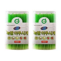 롯데이라이프 친환경 녹말이쑤시개 6.5cm 300P, 2개