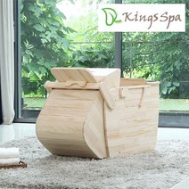 (건/습식 겸용) 킹스스파 2022년형 편백나무/맥반석 반신욕기, KINGSSPA 4
