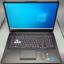 ASUS 17인치 게이밍 FX706HCB 고사양 중고노트북, WIN10 Home, 16GB, 512GB, 코어i5, 블랙
