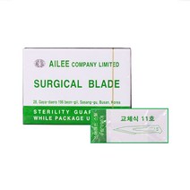 메스날 Surgical Blade 11호 100개입 수술용메스 553642EA, HB굿즈_ 본상품선택