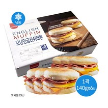 삼립식품 냉동 모닝 잉글리쉬머핀 샌드위치 6개, 840g, 1개