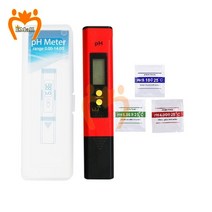 염도계 디지털 염도측정기 염분 나트륨 측정 가정용 PH 미터 0 01PH 배터리 + 케이스와 높은 정밀도 수질 테스터 LED 포켓 테스트 펜 수영장에 적합 061EA 9, 0.01, 04 PH02