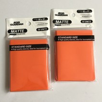안티프래질 100PCS 매트 TCG 카드 슬리브 Mtg 포케몬 Yugioh 데크 수호자 Photocard 케이스 타로:66x91mm, 14 Light Orange