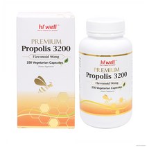 Hi Well 하이웰 프로폴리스 3200 플라보노이드 96mg 250정 Premium Propolis Flavonoid