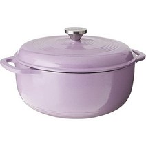 롯지 에나멜 주철 더치오븐 7.5 Qt 라일락, 7.5 Quart_Dutch Oven, Lilac