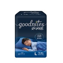 하기스 굿나이트 대형(남아) 17매 (27kg-44kg)