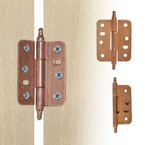 접이식 경첩 TL 가구부속 목문 정첩 장석 힌지 흰지 미니 나비 가구 경첩 브론즈 1.5인치, 방화문 경첩, i-5 분리형 8인치(우)