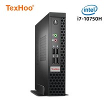 TexHoo-미니 PC 컴퓨터 인텔 코어 i7 10750H i5 10300H N5095 AMD 프로세서 윈도우즈 10 프로 11 리눅스 Pfsense 시스템 장치 사무실, 4G RAM 128G SSD, 01 Intel N5095 DDR4