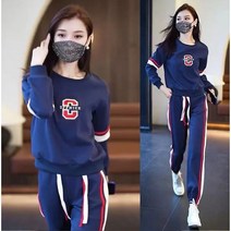 여성용 맨투맨 조거 트레이닝 세트 운동복세트 여성츄리닝세트