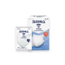 크리넥스 데일리 입체형 황사마스크 KF80 소형 10매 개별포장