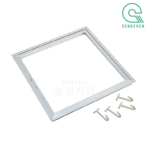 금강산업 알루미늄 점검구(고리형)(300mm) (1BOX=10EA), 저광, 은색