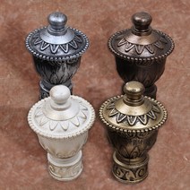 레일앤폴 25mm 커튼 K-1봉마개(겉대+겉대), 1조, 1조 월넛
