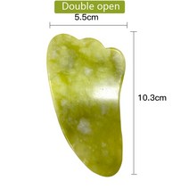 괄사마사지 승모근 지압봉 얼굴 은 마사지봉 등긁개 바디 세라믹 두피 유기 나무 다리 종아리 림프마사지 도자기 마사지기 목마사지 마사지베드 괄사천연 옥 롤러 구아샤 스킨 페이셜, 04