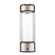 티타늄 휴대용 수소가 풍부한 물 컵 Ionizer 메이커/발전기 슈퍼 산화 방지제 ORP 수소 알칼리성 물병, CHINA_은