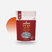 아크바 우바 홍차 피라미드 20티백 40g 밀크티 블랙티, 단품
