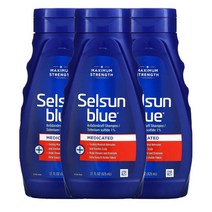 셀선블루 안티 댄드러프 비듬 샴푸 325ml 3개