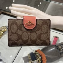 코치 아울렛 호환 시그니처 미디엄 코너 월렛 C0082