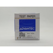 AD pH Test Paper 어드밴텍 WR pH 1-14 Whole Range시험지