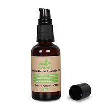 mingmei 건선 습진 두드러기 가려움증 가려움증 완화 고급 요법 천연 허브 에센셜 오일 59ml