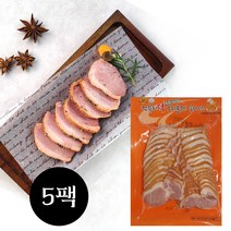 유황 오리훈제 슬라이스(국산), 400g x 5팩