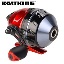 KastKing Cadet Spincast Fishing Reel 3.1:1Trouble-Free Push-Button Bait Casting 100m 10LB Nylon Line, Blue