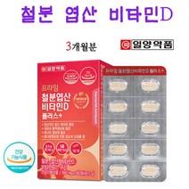 철분 엽산 비타민디 어린이 청소년 임신 초기 중기 철분제 90정