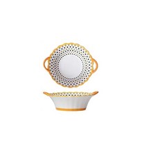 BLOWFISH FUGU 북유럽 스타일 양손 스프볼 라면그릇 도자기 스프그릇 1P/2P, 1P, D