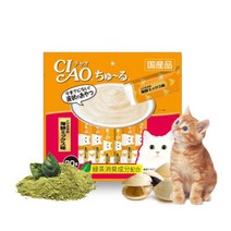 이나바 챠오츄르 고양이간식 닭 SC-128, 닭가슴살 + 해산물믹스 혼합맛, 280g, 5개