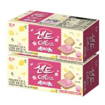 해태제과 샌드에이스 핑크레몬 68g, 2개
