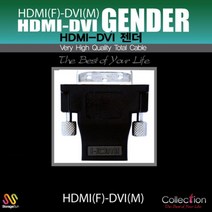 STNY_HDMI F DVI M 변환젠더 DVI-D Dual Link 고급 암수 DVID라인 FM 간편DVI DVI단자로