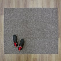 하심 코일매트 90x60 120x100 150x120 현관 바닥매트 베란다 출입구 매트, 투톤브라운