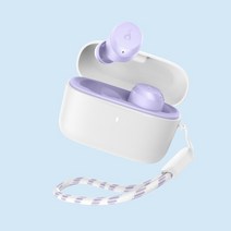 Anker Soundcore 진정한 무선 이어버드 블루투스 5.3 사운드 코어 앱 맞춤형 28 시간 긴 재생 방수 A20i, White and Purple, White and Purple